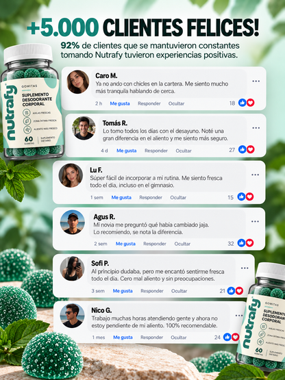 NUTRAFY Desodorante corporal interno